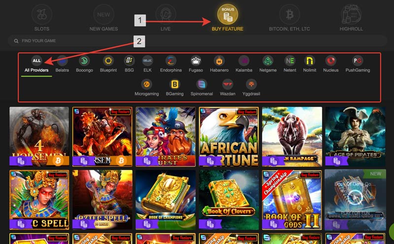 Bonus Buy pokies